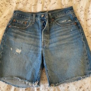 Levi 501 denim shorts